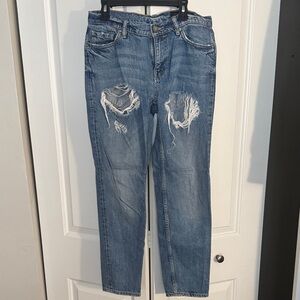 All Saints Distressed Blue Women's Jeans 2300